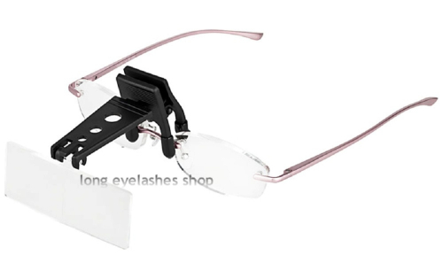Lupen Aufsteckbrille Klemmlupe