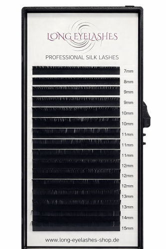 Easy Fan / selbstfächernde Wimpern doppellagig J/0,07 Mix Box 7-15mm