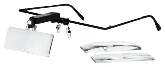Lupenbrille mit Licht