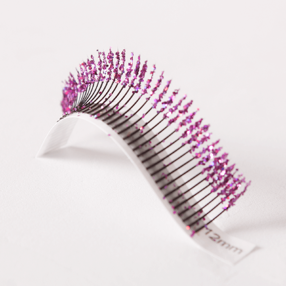 glitzerwimpern pink