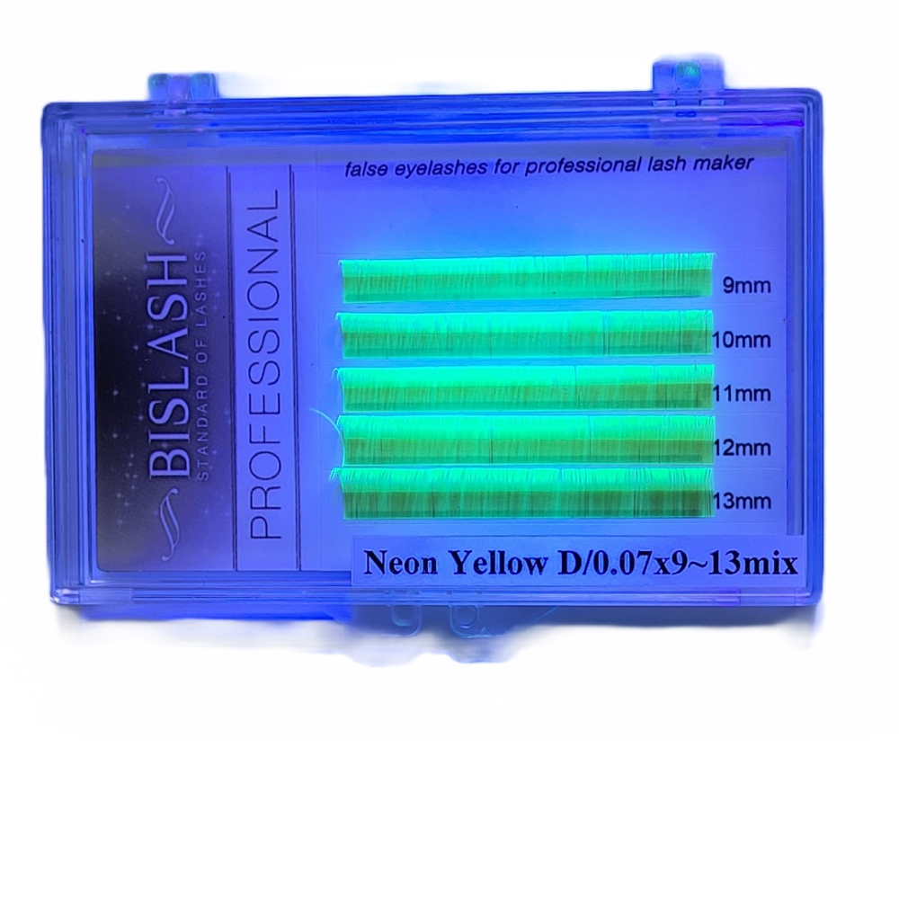 Neon Wimpern UV