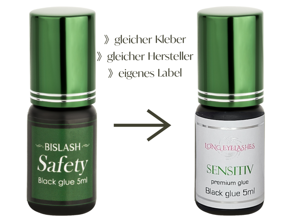 Neues Label Kleber sensitiv