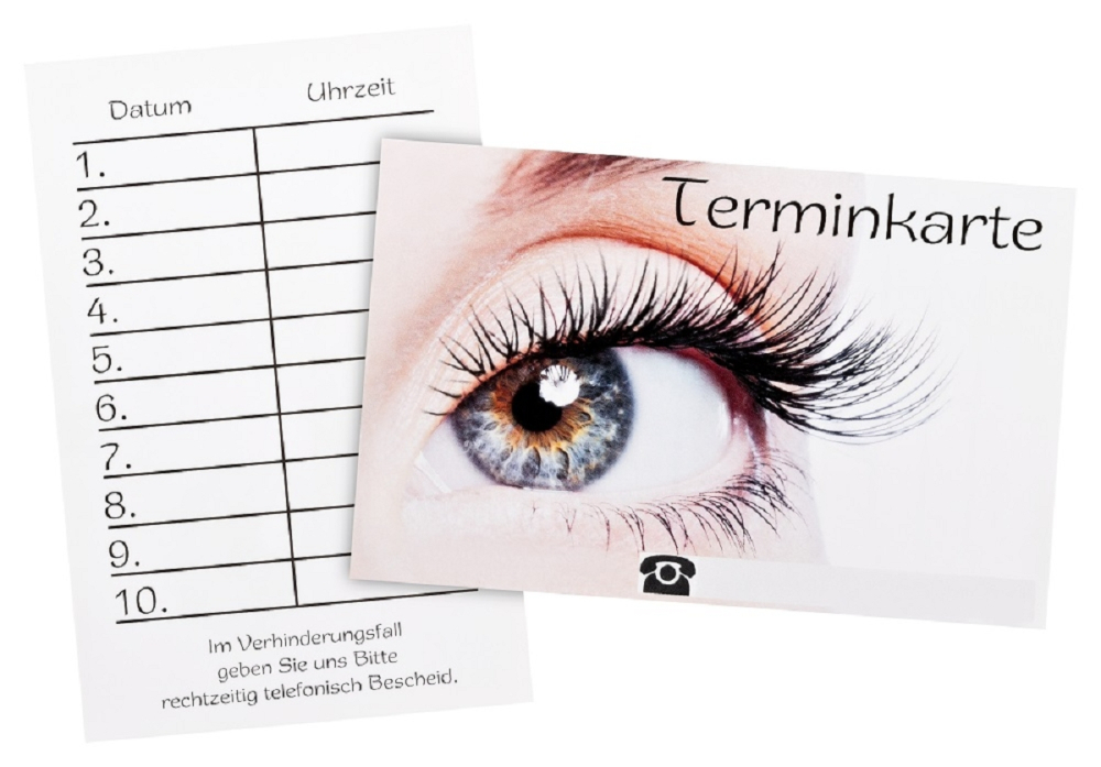 10 St. Terminkarten als Geschenk