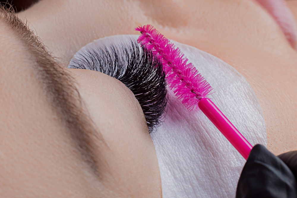 Wimpernbürstchen pink/rosa