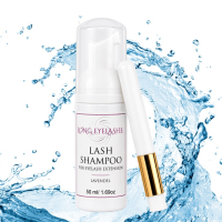 Lash Shampoo, Wimpernshampoo 50ml + Pinsel